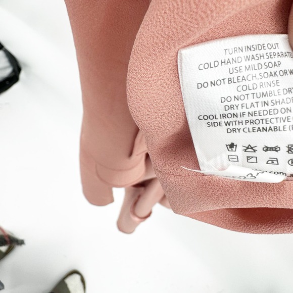 Shona Joy La Lune Asymmetrical Gathered Maxi Dress Antique Rose Size 4 NWT - Picture 10 of 15